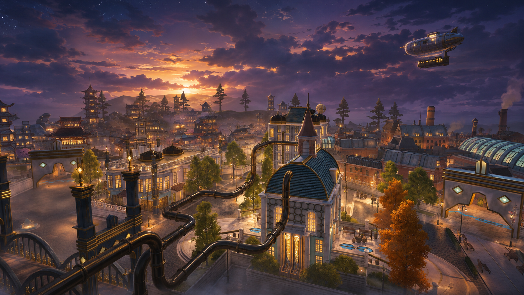 The arena city as an elemental event sweeps in